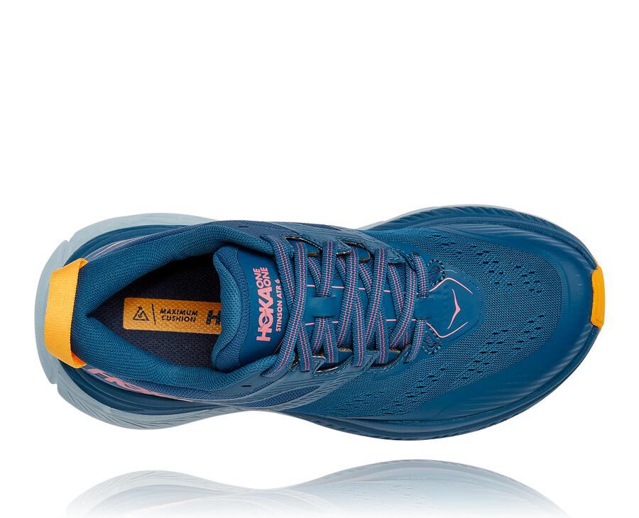 Tenis Hoka One One Trail Mujer Azules - Stinson Atr 6 - UNLG82103